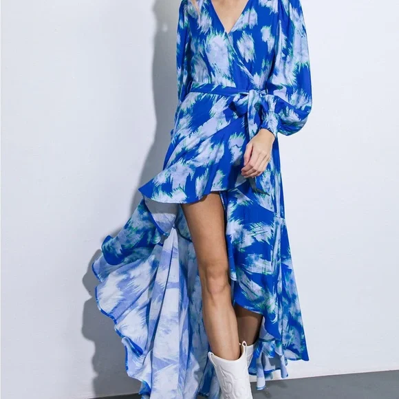 Flying Tomato High Low Let Me See Maxi Dress Size Small - Picture 12 of 14